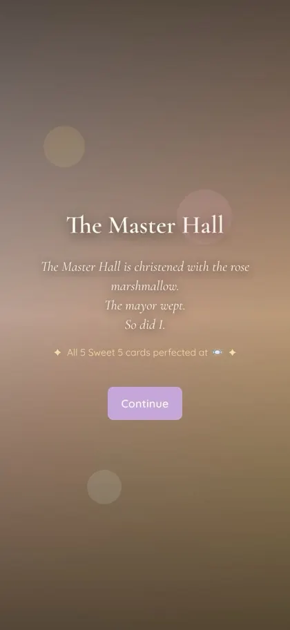 Master Hall endgame cinematic